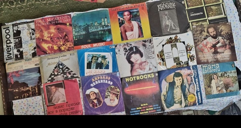 Okazie!Vand  dublu deck Sony +discuri vinil