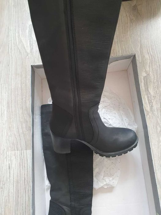 Marco Tozzi ботуши от ествествена кожа 36