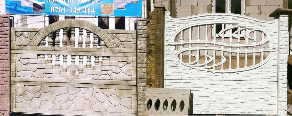 Gard beton, Boltari, Capace rigole rutiere, Bolduri rutiere