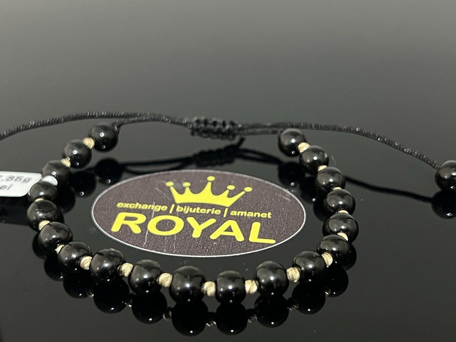 Bijuteria Royal CB: Bratara cu snur aur 14k 7,35gr