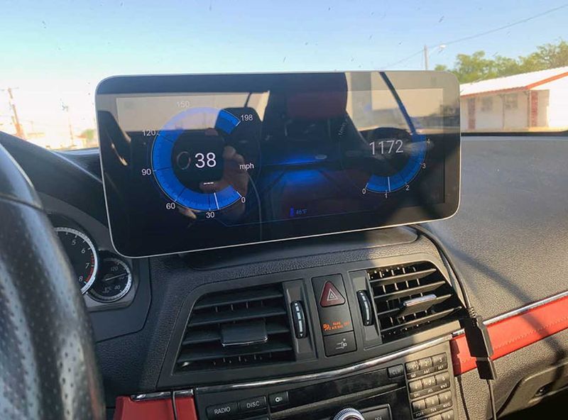 MERCEDES BENZ W207 A207 C207 E class андроид навигация 12.3" , 9490