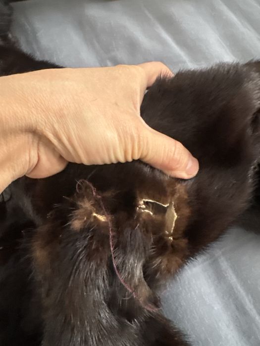 Норковая шуба 44 размер.