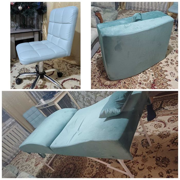 Продаётся анатомическая кушетка комплектом