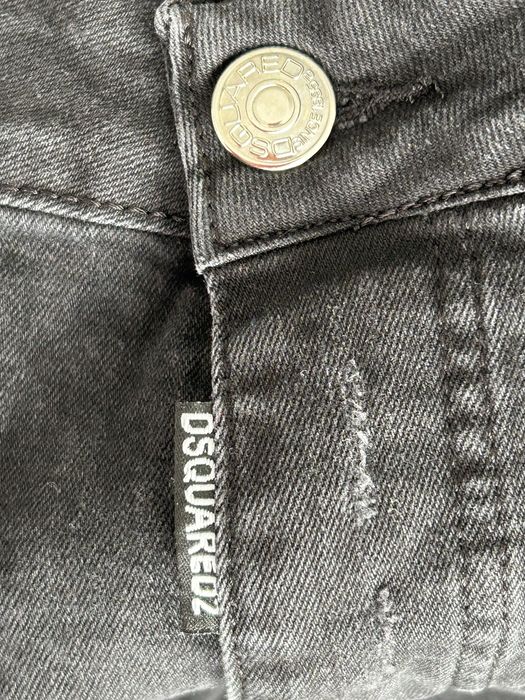 Dsquared2 Black Denim Medium Straight