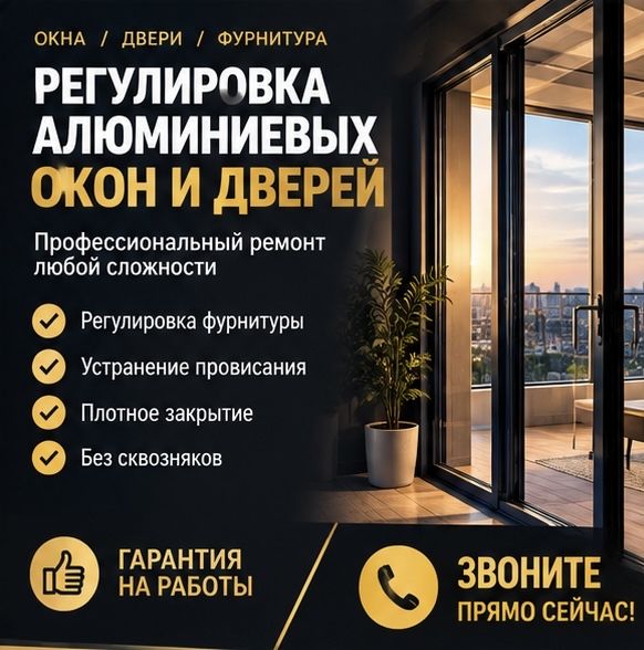 Ремонт и Регулировка пластиковых окон
