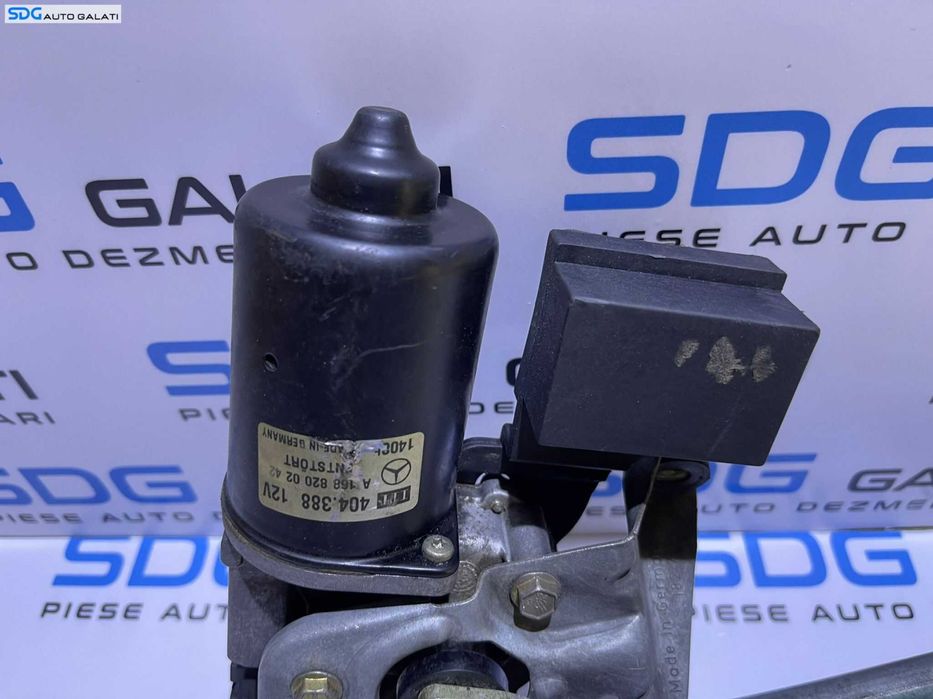 Ansamblu Brat Brate cu Motoras Stergator Stergatoare Parbriz Mercedes Clasa A Class W168 1998 - 2004 Cod A1688240405 A1688200242