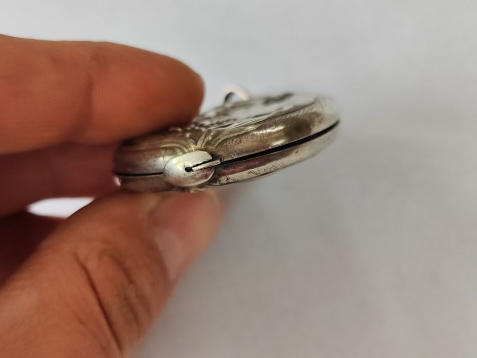 Сребърен медальон 925 с две огледала