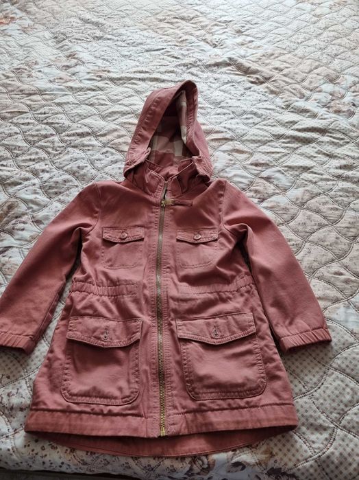 Детска памучна парка от габардин за момиче H&M-110 р-р