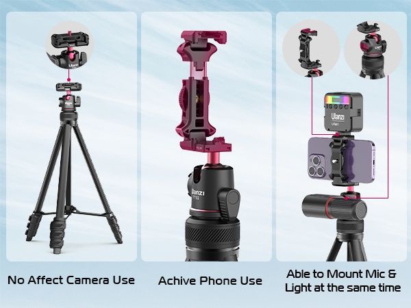 ULANZI TT51 Компактен Трипод за Мобилни Устройства и Камери