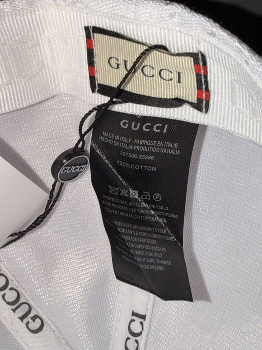 Sapca Gucci White
