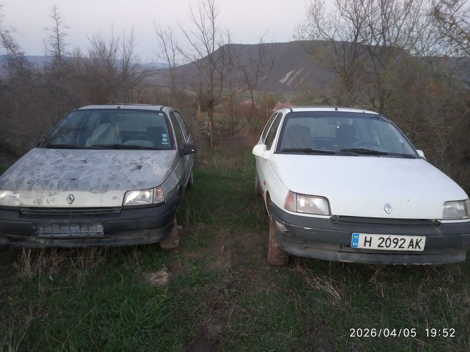 Рено клио енержи 91г.три броя бракувани за части.