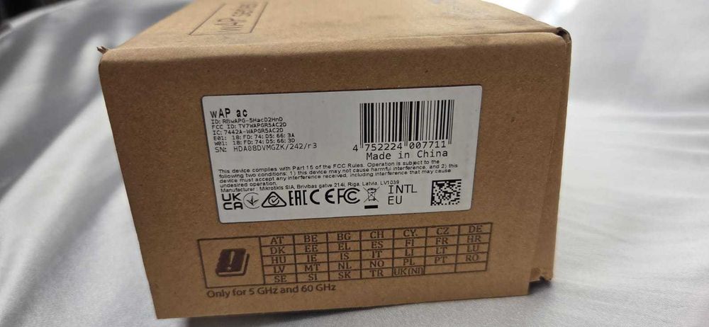 Точка доступа MikroTik RBwAPG-5HacD2HnD