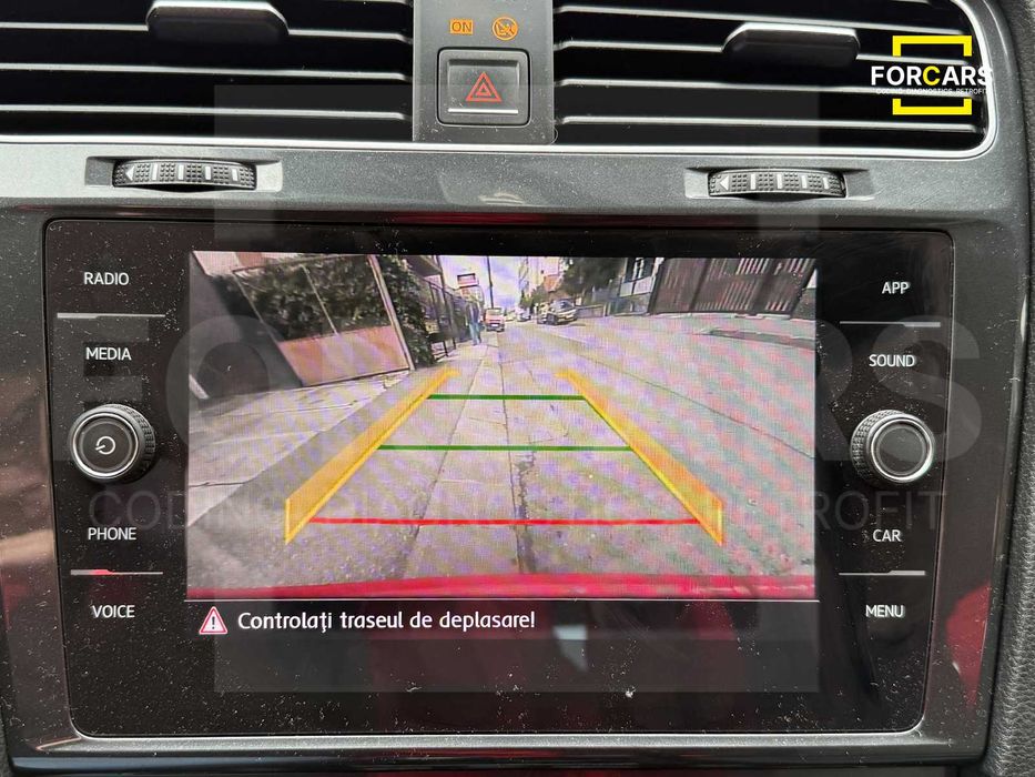 Cameră Marșarier Originală VW Golf 7 Mk7 Cameră Spate Emblemă Flip