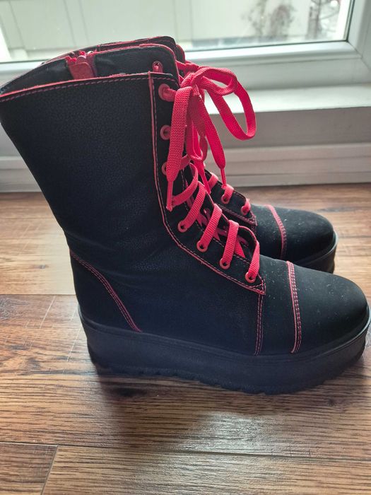 Дамски боти от естествена кожа