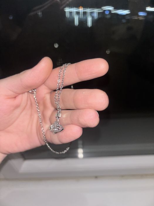 Lant Vivienne Westwood Iced Out Orb Necklace 50cm