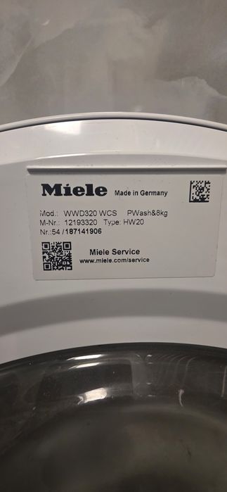 Miele wwd320 wcs