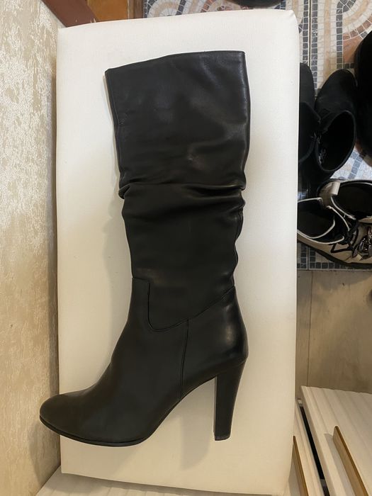 Кожанные сапоги