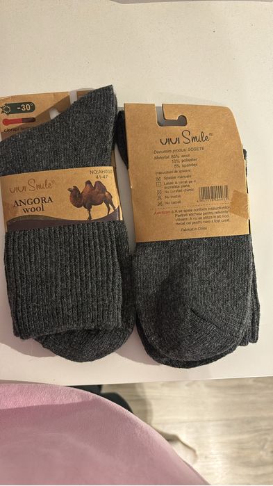 Sosete 95% lana de angora din par de camila ciorapi