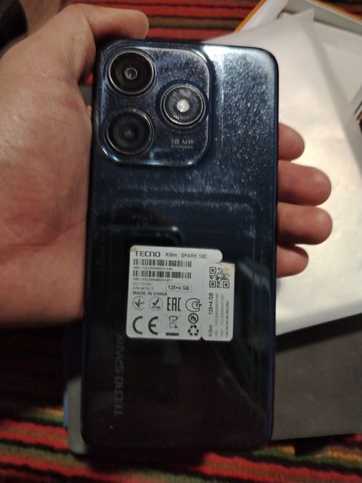 Tecno Spark 10C 8/128GB Blue Igravoy Holati Yaxshi 90gz ekran Yaxshi