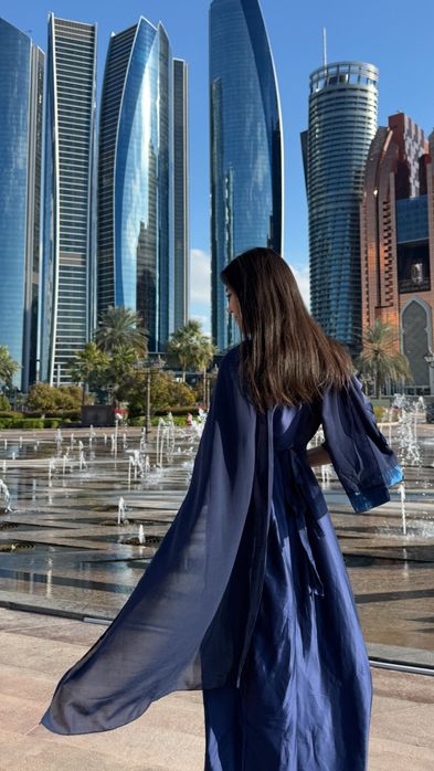 Накидка с платьем ( абайка)