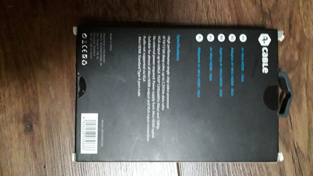 Adaptor mini HDMI-VGA