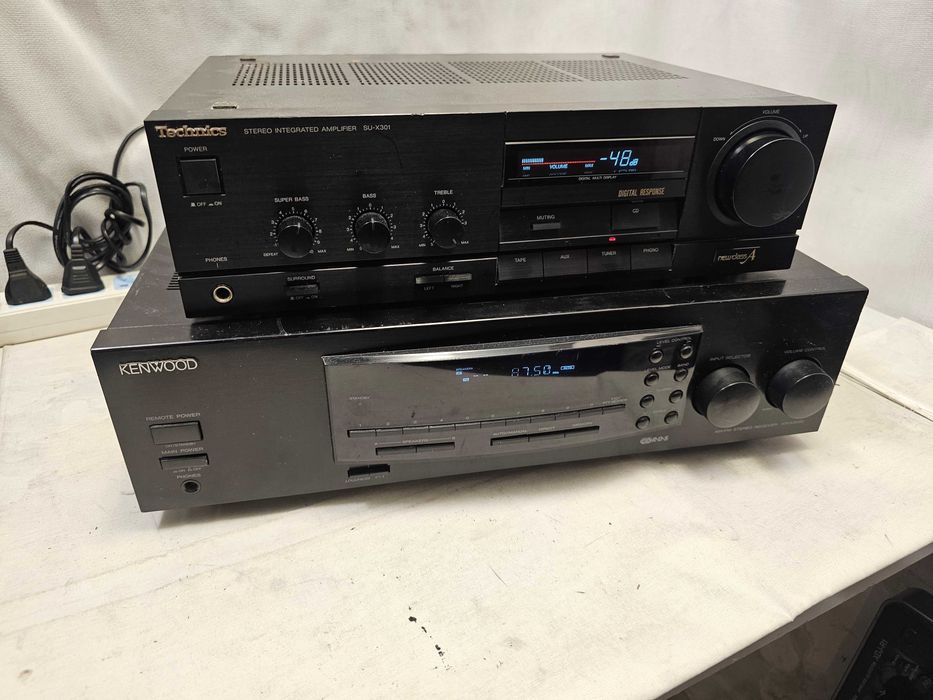 Amplificator Technics SU-X301 + Receiver Stereo Kenwood KR-A4080