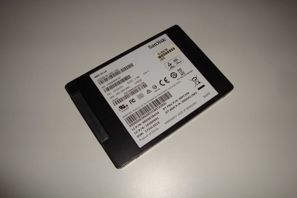 hdd laptop ssd sandisk x110 capacitate 128gb