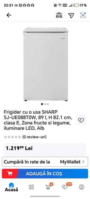 Frigider Sharp impecabil