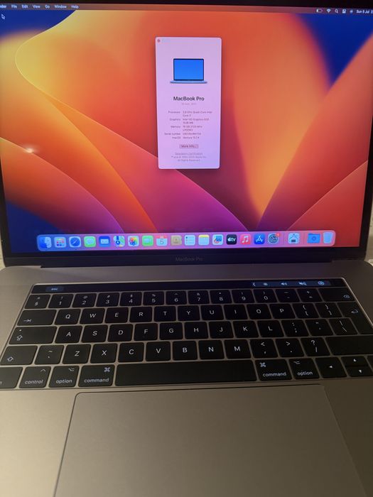 MacBook Pro 15" 2017 | i7 2.9 GHz | 16 GB RAM | SSD 512 GB | Impecabil