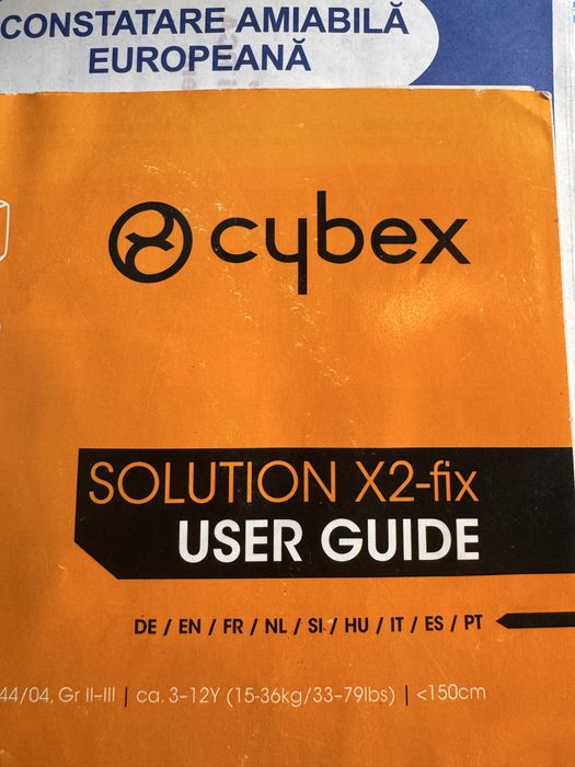 Scaun auto Cybex Solution X2-Fix Purple