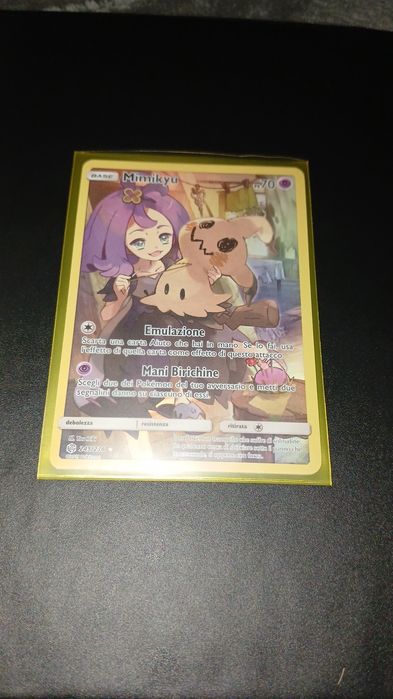 Mimikyu Pokémon carte de colecție în italiană