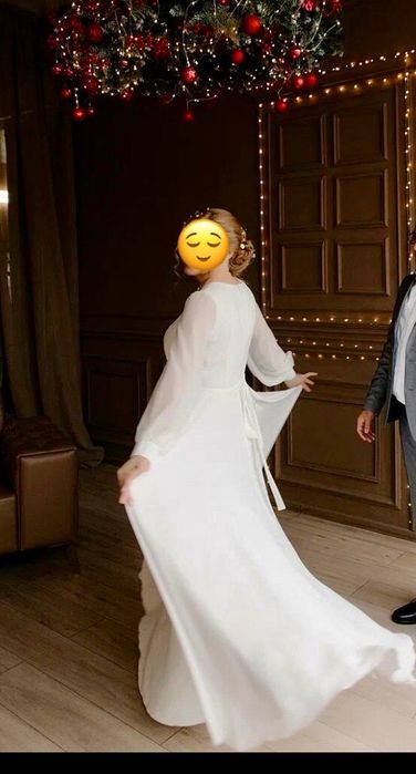 Свадебное платье , фота , диадема,