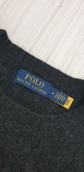POLO Ralph Lauren Cable Wool  Knit  M НОВО! ОРИГИНАЛ! Mъжки Пуловер