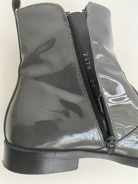 Botine de primavara, 37, piele lăcuită, brand DENOUEE (ca noi)