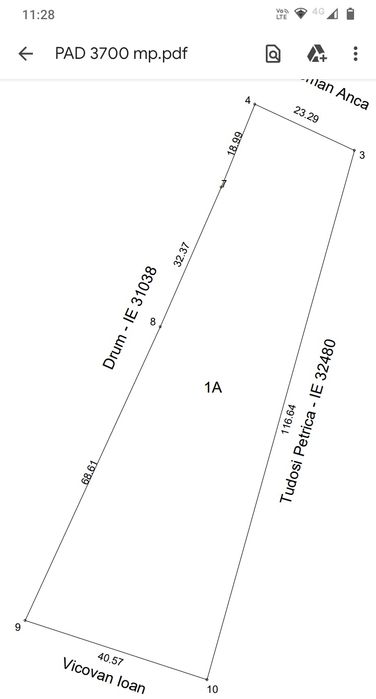 Teren extravilan Galanesti, 6300 mp