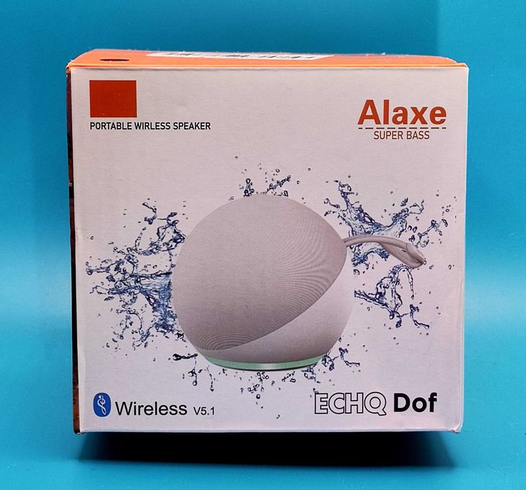 Alaxe Echq Dof 5th gen преносима колонка, Bluetooth 5.1 безжична колна