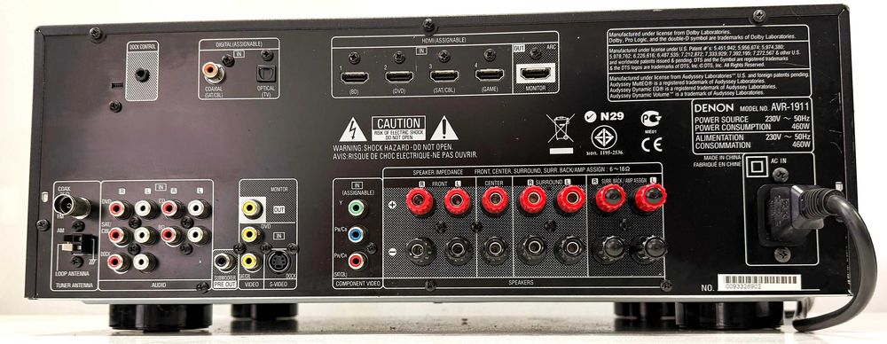Denon AVR-1911 – Receiver 7.1 – HDMI 3D – Dolby TrueHD – USB – Amplificator stereo dinamic