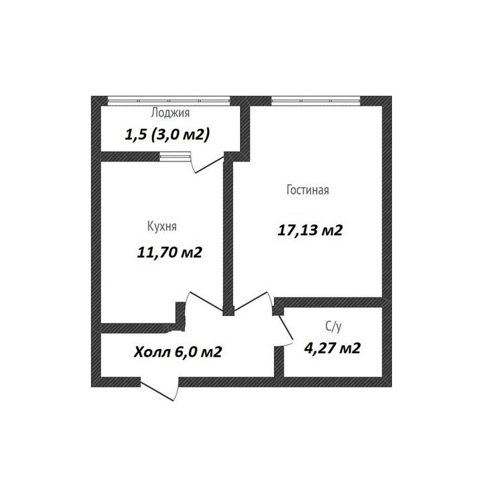 1к Да Винчи Комфорт 40,6м2  9/10