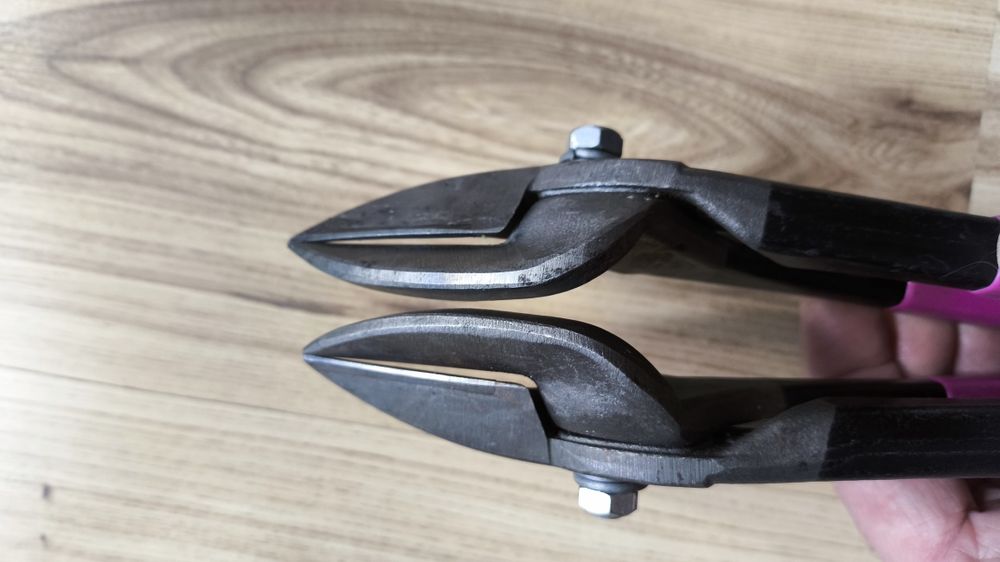 Лява и дясна ножици за рязане на ламарина ERDI BESSEY