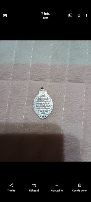 Medalion Vechi Arăbesc Argint