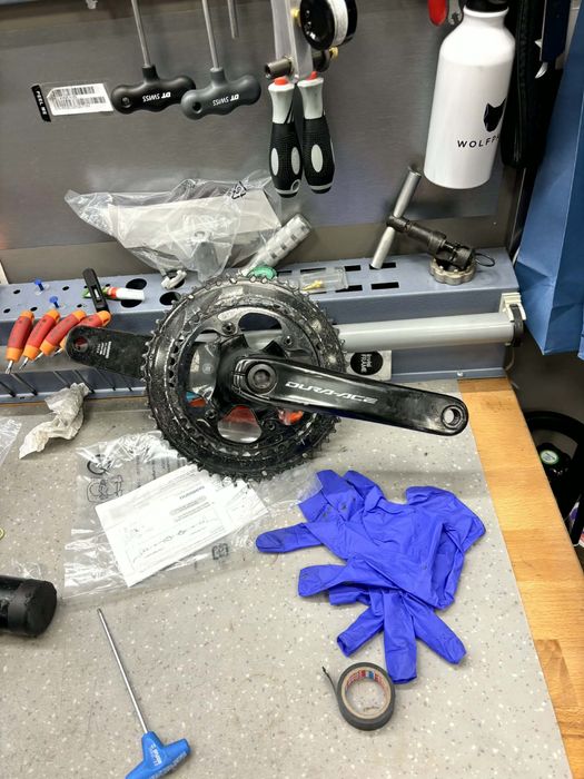 Dura ace 9200 курбел с плочи