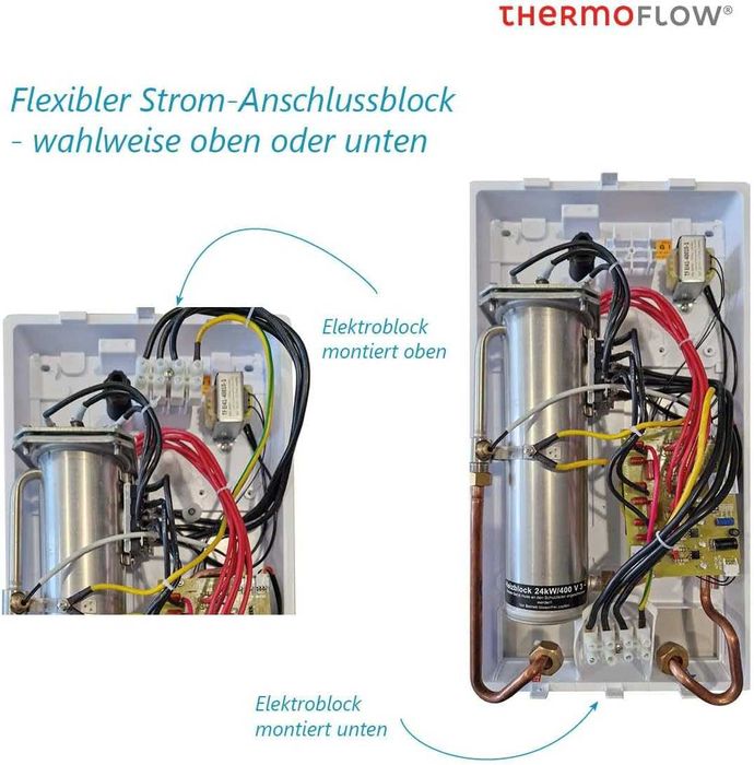 Проточен бойлер Тhermoflow Elex 21,  24KW, дебит от 13 л/мин