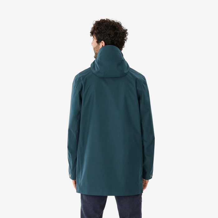 Geacă lungă Drumeție Nh500 Verde Bărbați - produs resigilat Decathlon