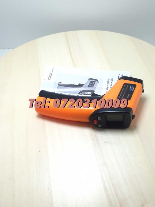 Termometru Ir Senzor Infrarosu Electronic Laser -50 / +360 Grade Pentru Masurarea Temperaturii Fara Contact In Domeniul Indicat
