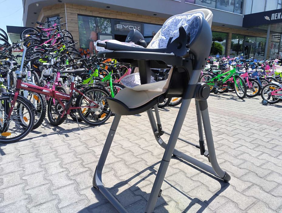 CANGAROO Стол за хранене с функция люлка NIRVANA 2в1 бежов