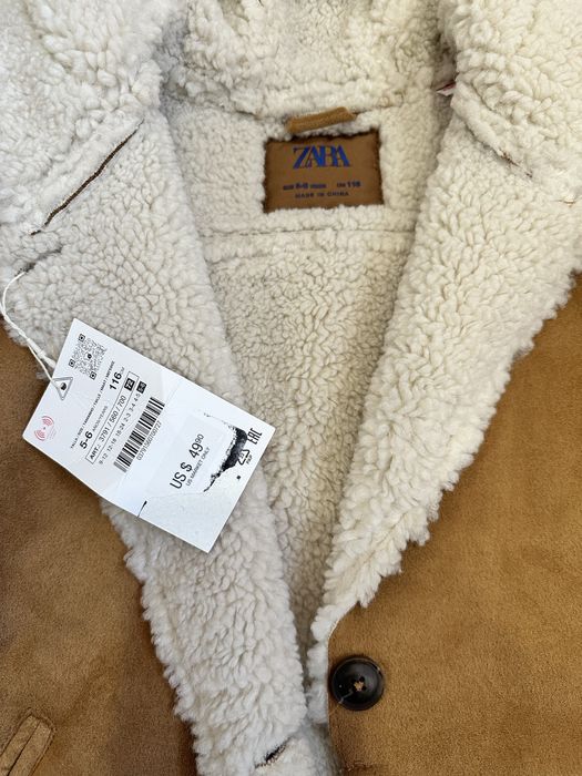 Новая дубленка на девочку ZARA