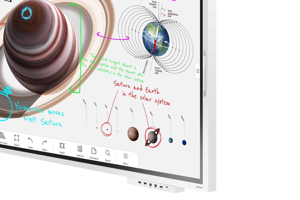 } Цифровой флипчарт Samsung Flip Pro 65" LH65WMBWBGCXCI /VA/4K