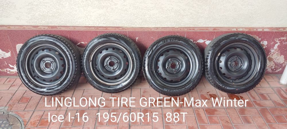Колеса комплект диски + шины зима 195/60R15