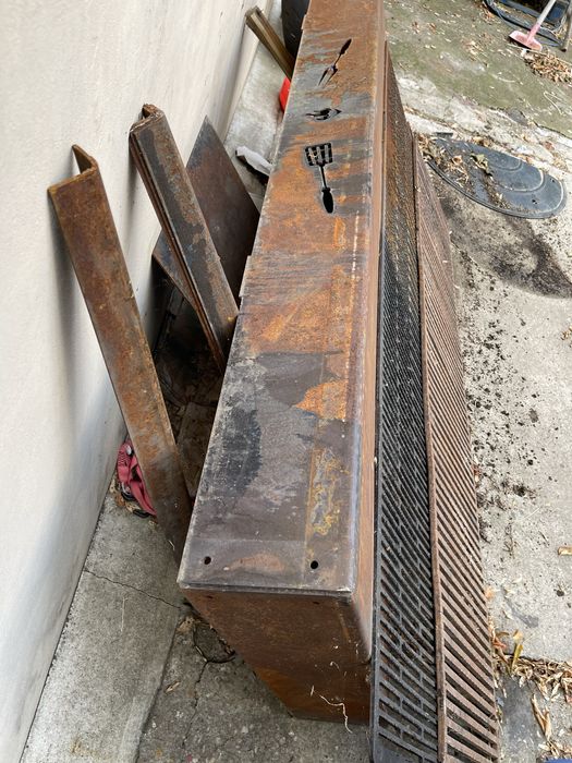 Gratar Fier Industrial Profesional 2m