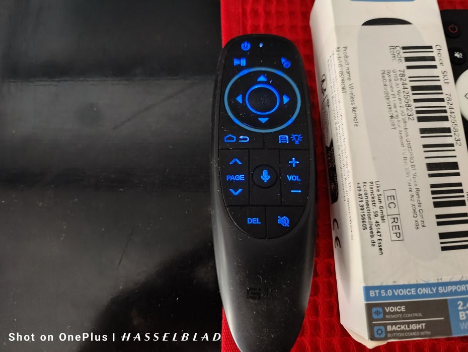 Универсално дистанционно въздушна мишка(air mause)voicecontrol Bluetoo